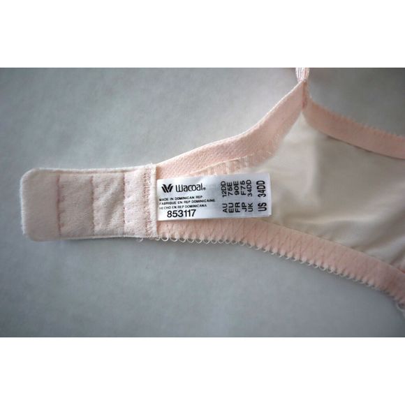 Wacoal 853117 689 Women's Sz 34DD Pearl Pink La Femme Molded Underwire Bra $62+ - Picture 4 of 5